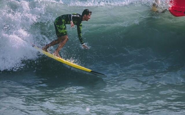 débuts en surf