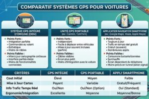 Comparatif GPS voitures