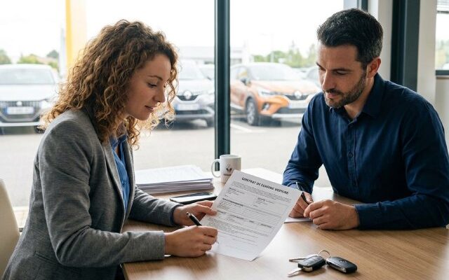 leasing automobile