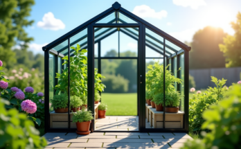 Serre de jardin, Verre trempé, Jardinage, Culture sous serre